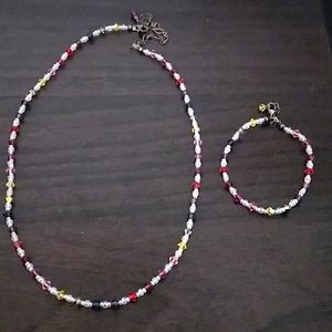 Rainbow jewelry set